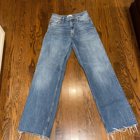 Zara Denim - Zara TRF High Rise Wide Leg Jean